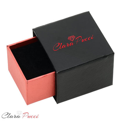 2.44Ct Princess Cut VVS1 Genuine Conflict Free Pink Simulated Diamond Real Stamp