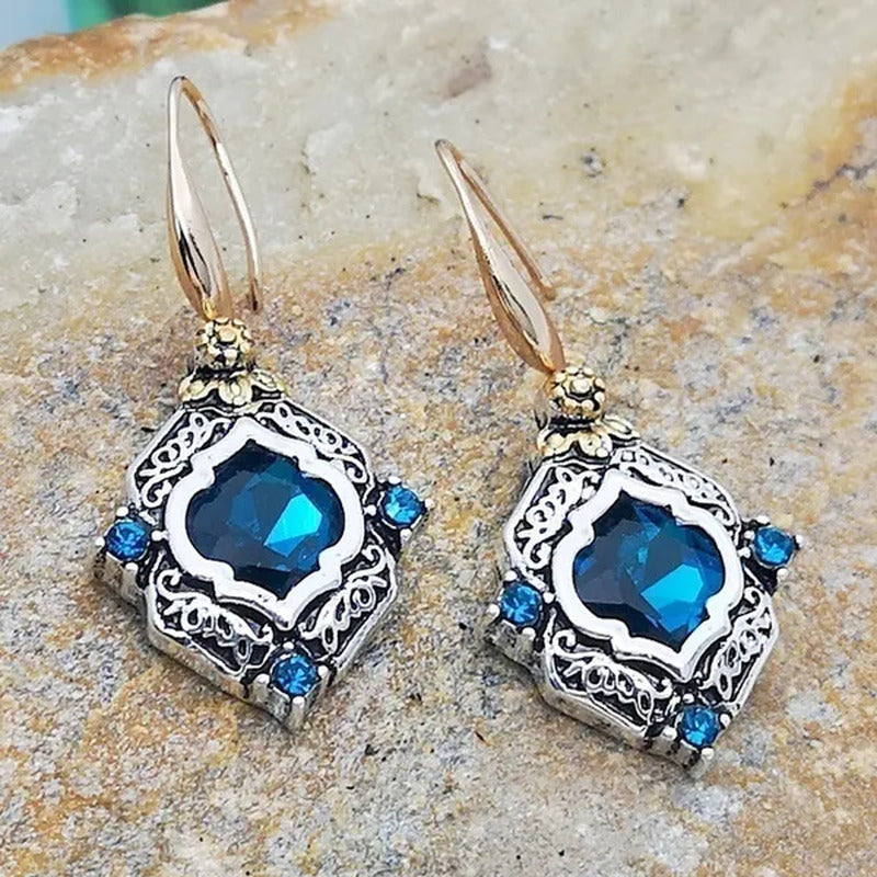 Exquisite Sapphire Earrings Zircon Earrings Dangle Earrings Drop Earrings Diamon
