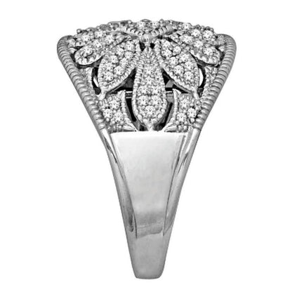 0.20 CT. T.W. Diamond Vintage Ring in Sterling Silver (H-I, I1)