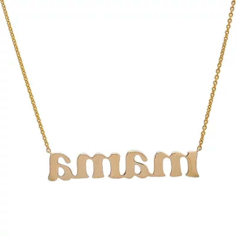 0.15 CT. T.W. Diamond Mama Necklace in 14K Yellow Gold (I, I1)