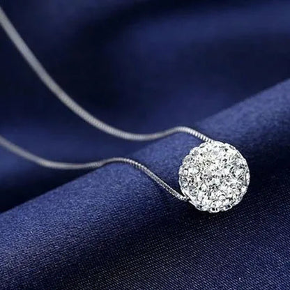 2021 NEW FASHION 1/2 Pcs Fashion Womens Fashion Alloy Ball Pendant Crysta Choker