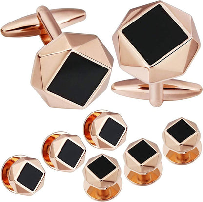 Cufflinks and Tuexdo Studs for Men, Novelty Gifts for Him, Spider Owl Lips Cuff