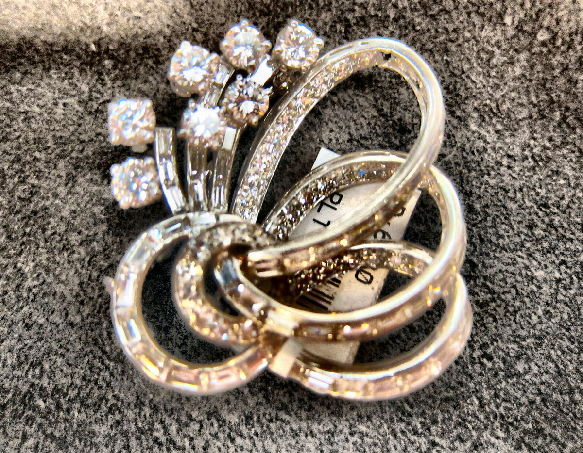 DIAMOND ANTIQUE PIN DIAMOND BROOCH DIAMOND ESTATE DIAMOND SET DIAMOND PIN