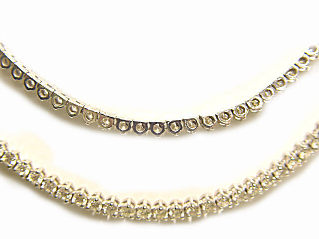 DIAMOND ROUND BRILLIANT SHAPE LONG NECKLACE UNISEX