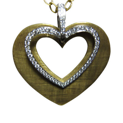 DIAMOND ROUND BRILLIANT SHAPE PENDANT IN WHITE GOLD