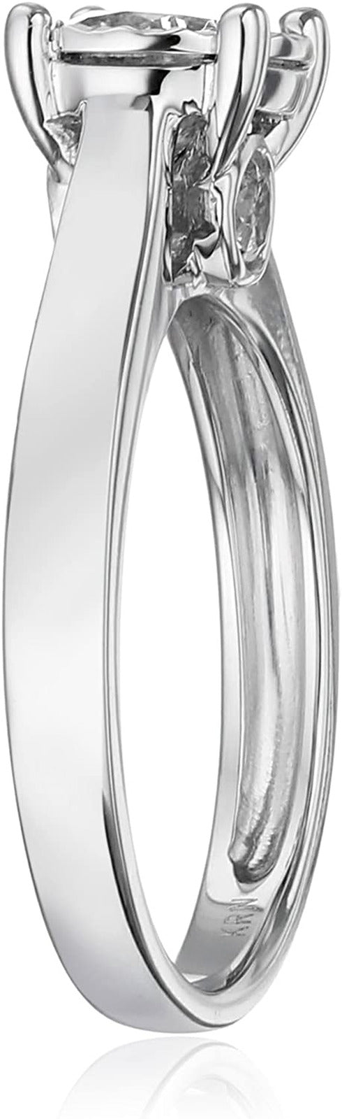 La4Ve Diamonds 1.00 Carat Diamond,Prong Set Engagement Ring in 14K Solid Gold. (