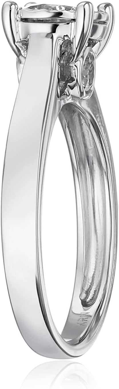 La4Ve Diamonds 1.00 Carat Diamond,Prong Set Engagement Ring in 14K Solid Gold. (
