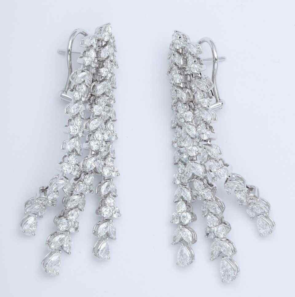 Diamond Dangle Earrings