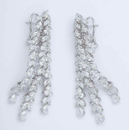 Diamond Dangle Earrings