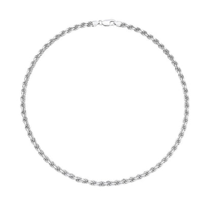 Solid Rope Chain in Italian Sterling Silver