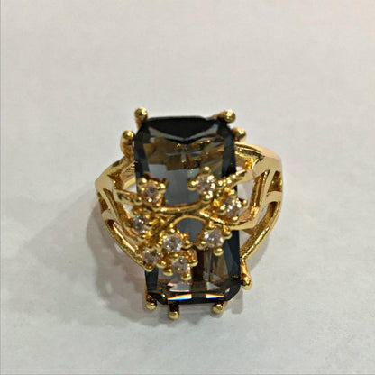 Women'S Dark Blue Diamond Cool Ring