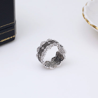 Women'S Gold-Plated Gingko Leaf Ring