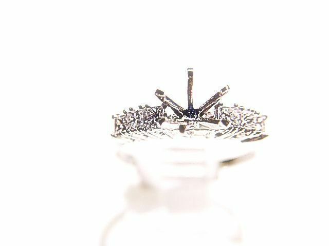 DIAMOND 6 PRINCESS SHAPE SETTING 6 PRONG SET FOR A 7.5MM STONE