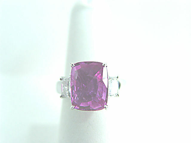 SAPPHIRE PINK RADIANT SHAPE 11.52X 8.78X 4.68MM DIAMOND