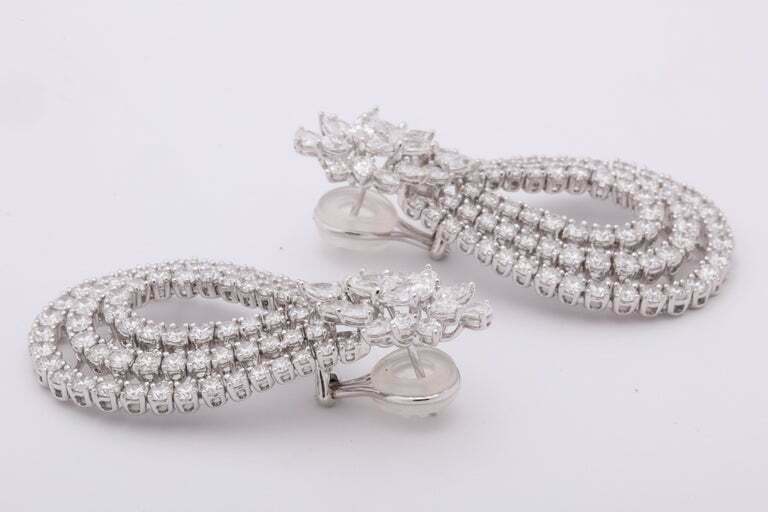 Diamond Drop Earrings