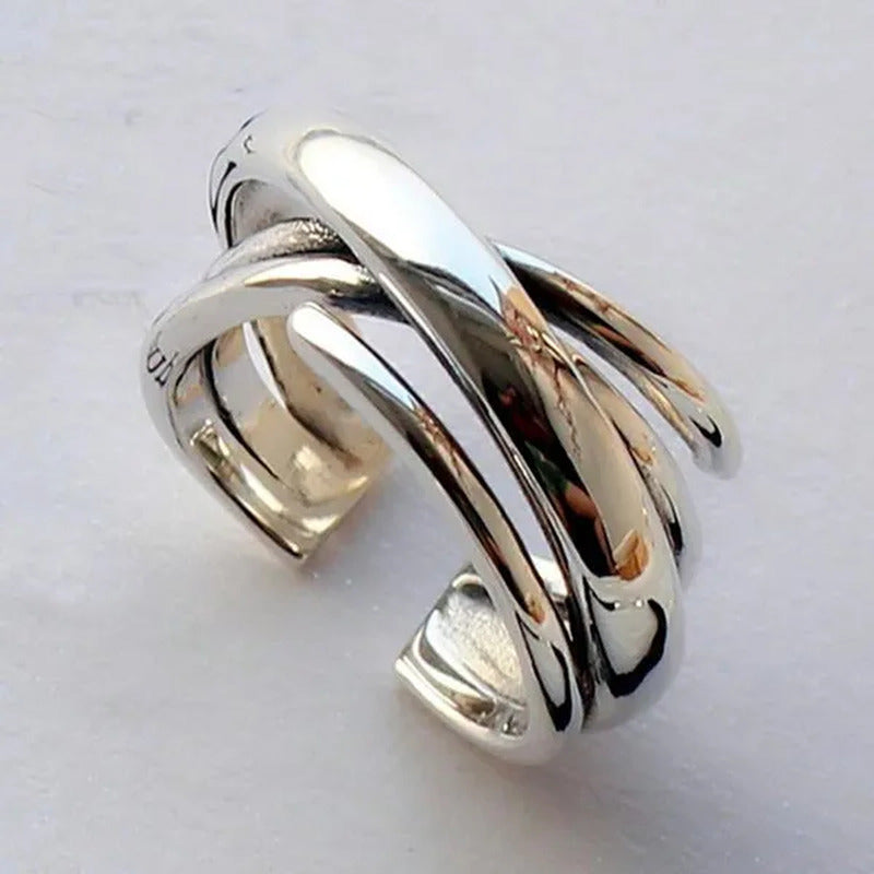 Rings for Women Adjustable Geometric Irregular Rings Exaggerated Novel Jewelry