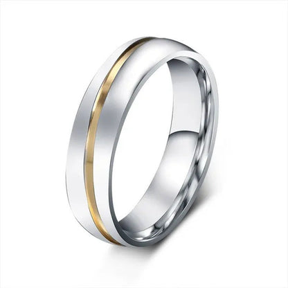 Fashion Couple Rings Diamond Ring Unique Stainless Steel Rings Jewlery Charm Dia
