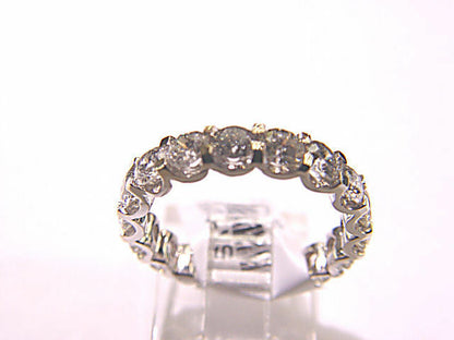 18 ROUND BRILLIANT DIAMOND ETERNITY BAND COMMON PRONG SET DIAMOND ANNIVERSARY