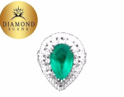 EMERALD PEAR SHAPE DIAMOND BAGUETTE ROUND BRILLIANT SHAPE