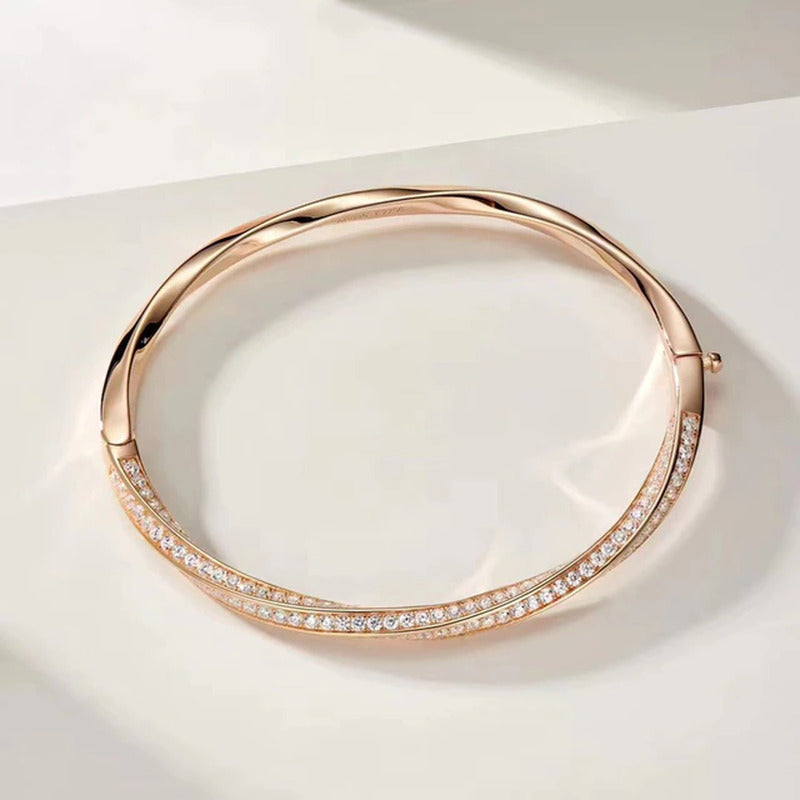 100% 925 Sterling Silver Sparkling High Carbon Diamond Bracelets