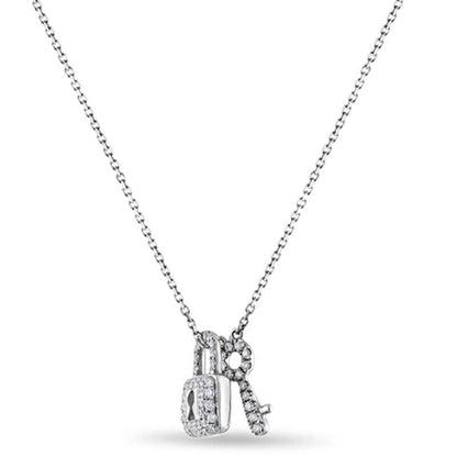 0.18 CT. T.W. Diamond Pendant in 14K Gold