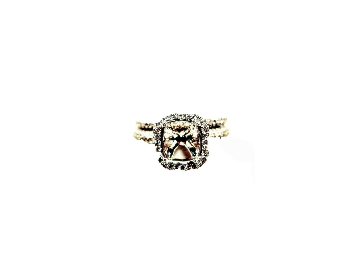 DIAMOND TWO PIECE ENGAGEMENT SETTING