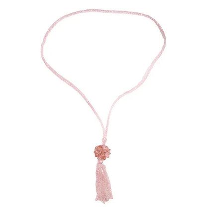 Crystal Bead Female Pendant Necklace Tassel Long Sweater Chain Necklace Decorati
