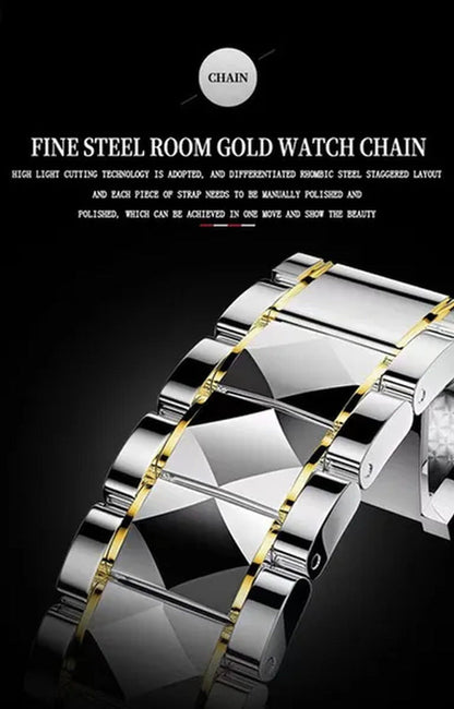 BINBOND New Fashion Quartz Watch Ultra Thin Diamond Business Rhombic Three Dimen