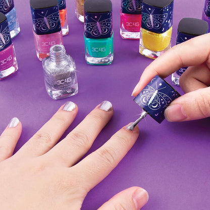 - Celestial 12-Pack Nail Polish Tower - Nail Polish Set for Girls and Teens - Includes 12 Vibrant Colors - Non-Toxic Nail Polish for Kids - Ages 8+