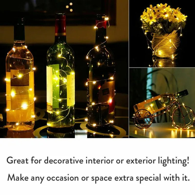 2020 1M - 10M LED Fairy String Lights Fairy Light Battery Operated For Christmas Xmas Party Home Decor LED Strings & Decoration Lights