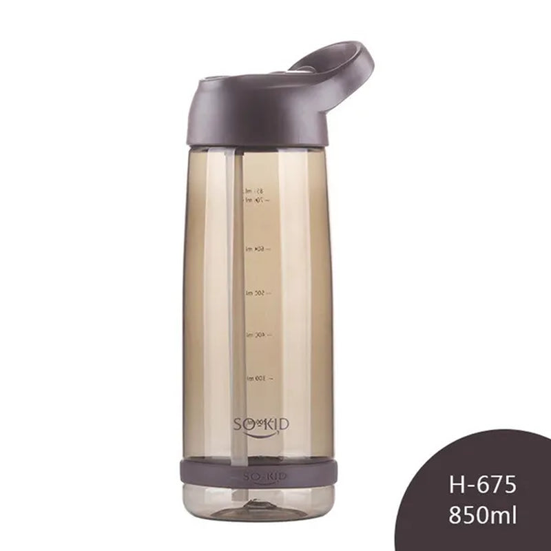 550/800/1000Ml Water Bottle with Straw, Portable Sports Shaking Bottle, Fitness Bottle, Children's Bottle, Baby Bottle