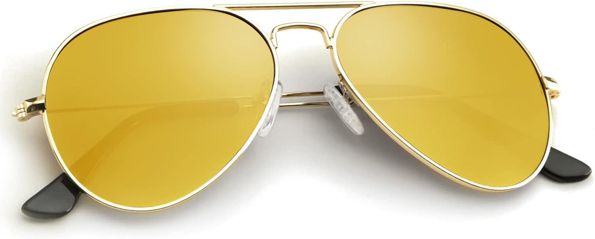 Classic Aviator Sunglasses for Men Women Driving Sun glasses Polarized Lens UV Blocking