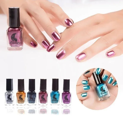 2020 Fashion New Metallics Nail Polish Mirror Nail Polish For Women Girl As Makeup Tool