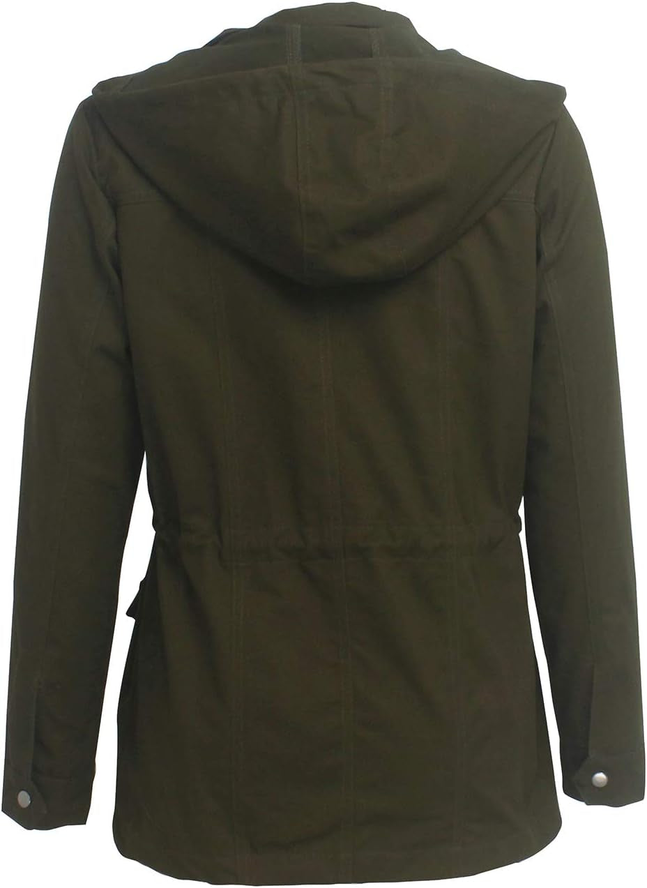 Womens Camouflage Shacket Jacket Coats Fashion Fall Long Sleeve Zipper Canvas Camo Jackets with Pockets