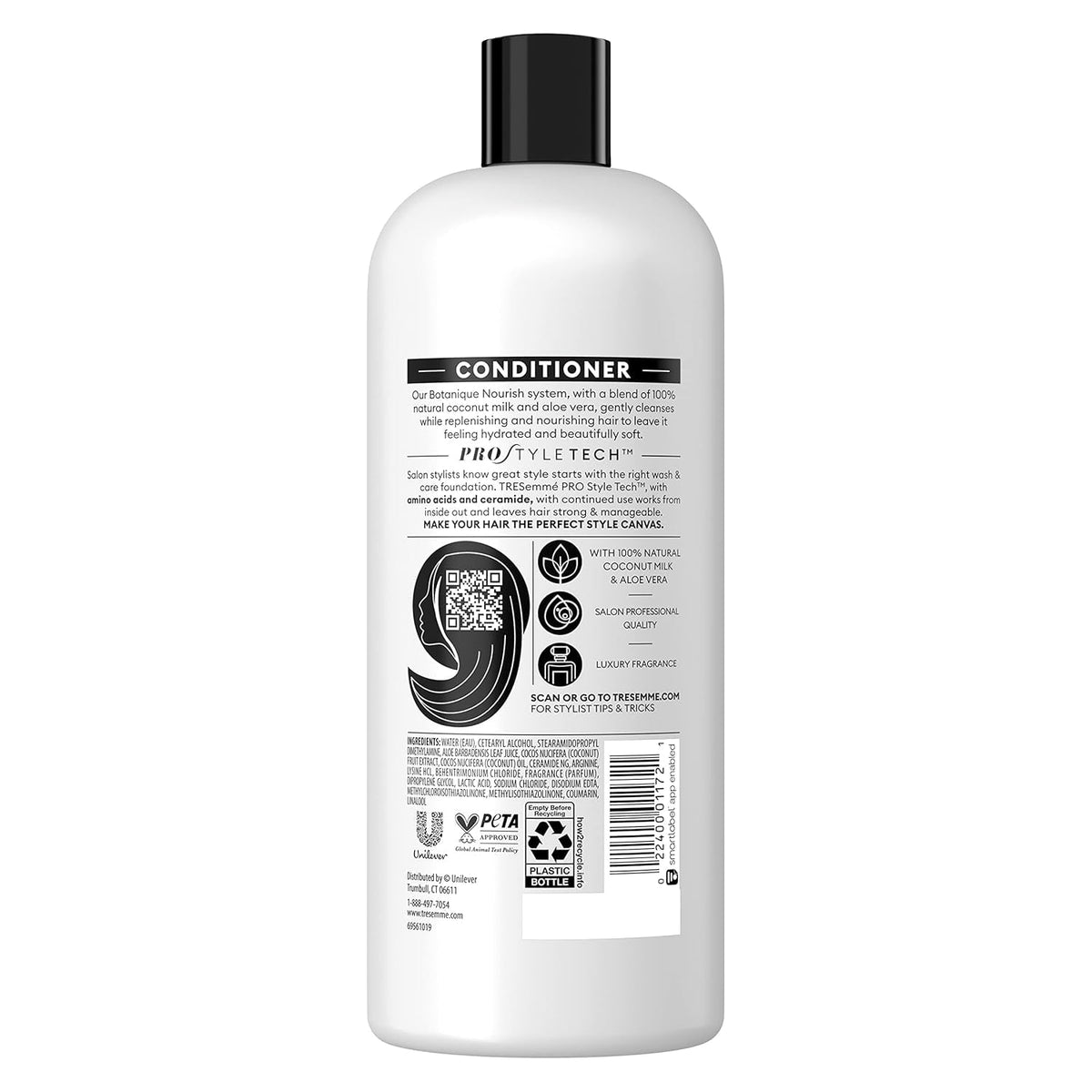 Conditioner Botanique Nourish 4 Pack with 100% Natural Coconut Milk and Aloe Vera 28 Fl Oz