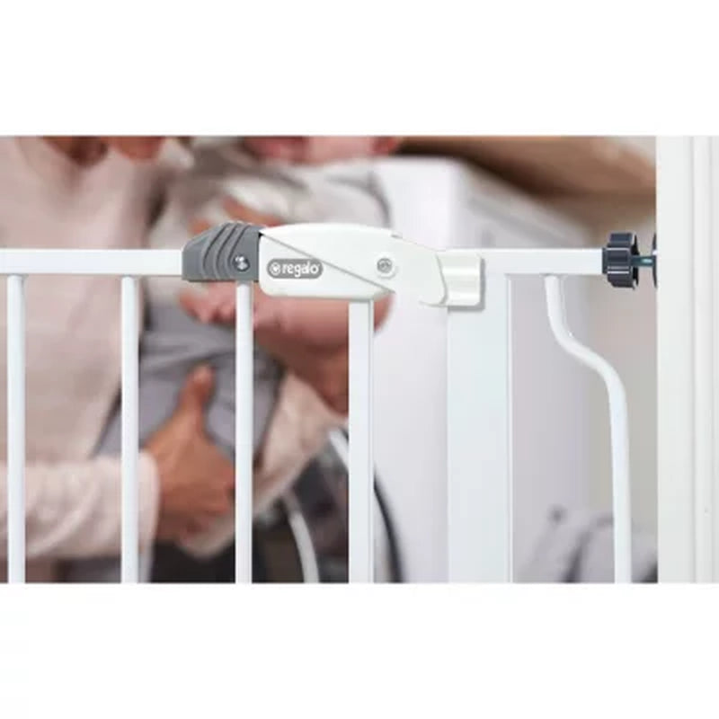 Regalo Easy Step Extra Tall Baby Gate, 29" - 36.5", Choose Color