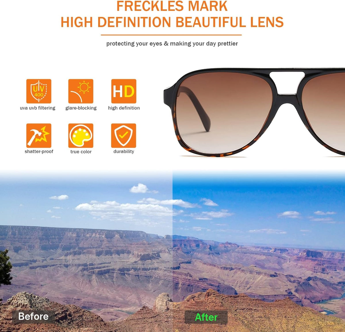 Vintage Retro 70S Sunglasses for Women Men Classic Large Square Aviator Trendy Glasses
