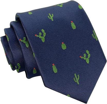 Mens Microfiber Polyester Necktie Pattern Tie for Men