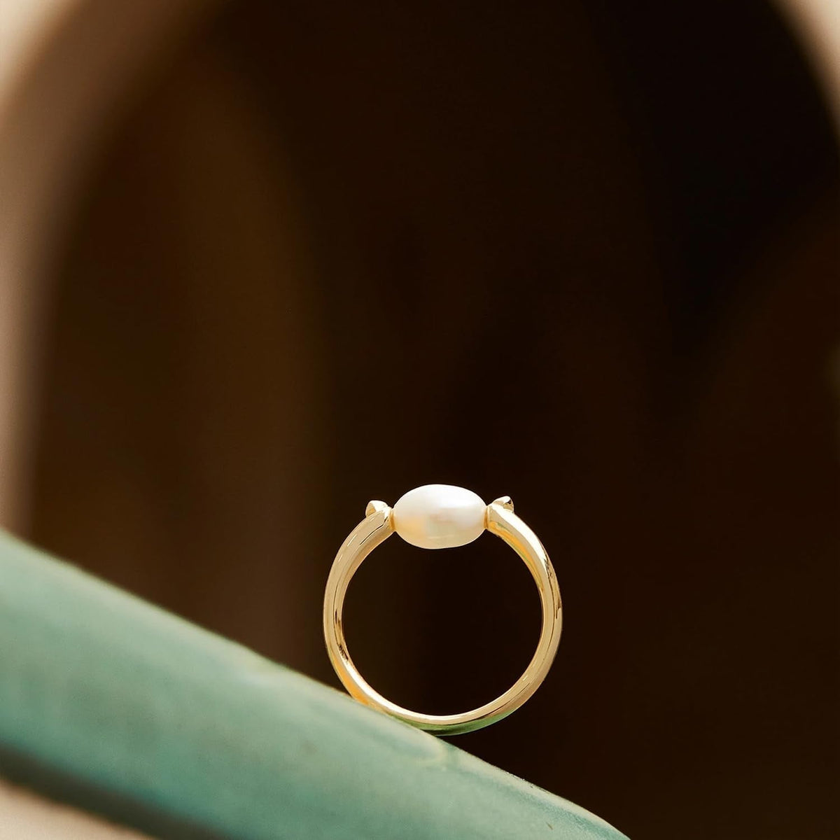 Leighton Pearl Band Ring
