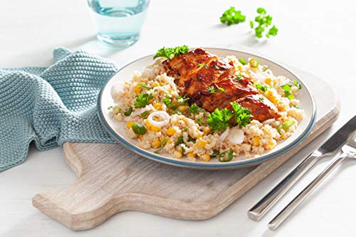Tri-Color Quinoa Non GMO & Gluten, Whole Grain Rice Substitute, Ready to Cook Food for Oats & Seeds Recipes, Healthy Meal with Vitamins and Protein, 48 Oz