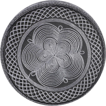 Muslim Prayer Kufi Hat for Men Boys Islamic Beanie Skull Cap Prayer Headwear Embroidery Kofia Topi Sun Hat Ramadan Eid Gift