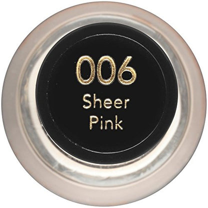 Nail Enamel, Chip Resistant Nail Polish, Glossy Shine Finish, in Nude/Brown, 006 Sheer Pink, 0.5 oz