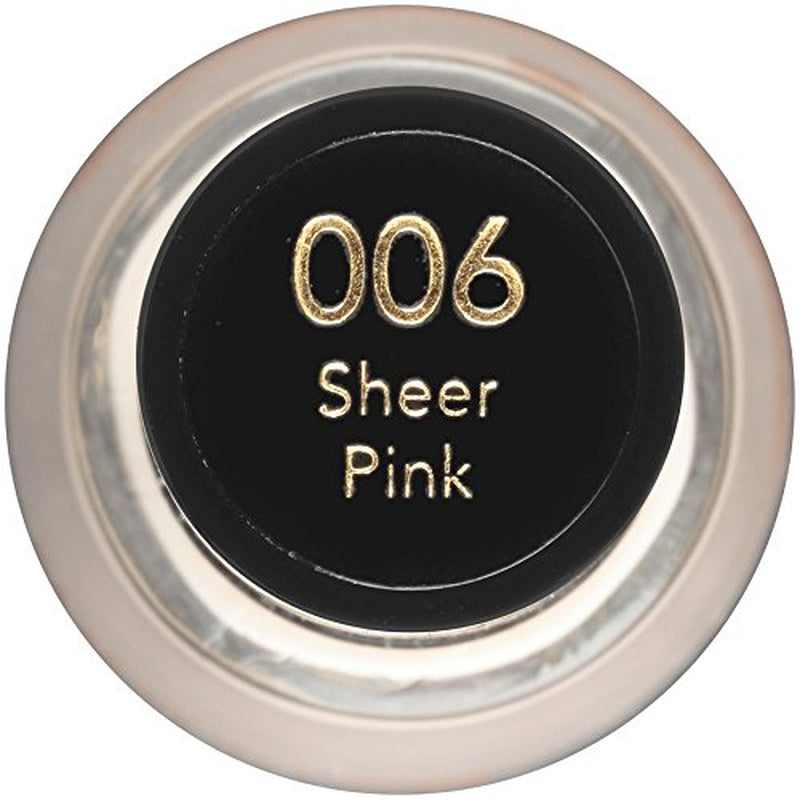 Nail Enamel, Chip Resistant Nail Polish, Glossy Shine Finish, in Nude/Brown, 006 Sheer Pink, 0.5 oz