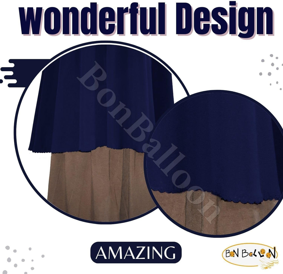 Dark Blue Extra Long 42 Khimar Amira Hijab Hejab Abaya Niqab Burqa Burkas Veil Eid Islamic Modest Muslim Islam Face Cover Dress Clothing Muslim Women Abaya Jilbab Prayer Overhead, Black