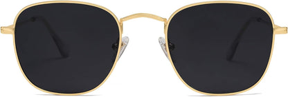 Square Polarized Sunglasses for Men Women Classic Vintage Retro Style