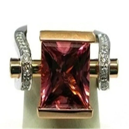 New fashion exquisite ladies jewelry 925 sterling silver  ruby ring princess bride engagement ring jewelry size US5-12
