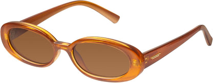 Retro Tiny Oval Sunglasses for Women with Small Face Narrow Style MS52360
