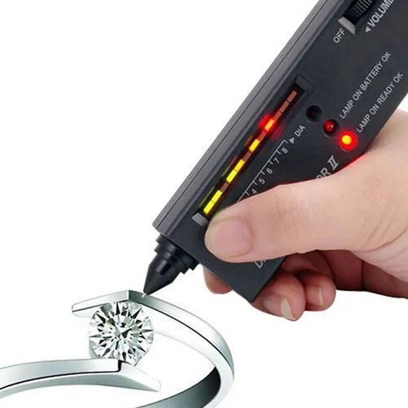 Professional Diamond Tester LED Diamond Indicator Gemstone Jewelry Gems Selector Diamond Tester Pen Tool