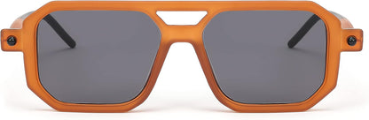 Vintage Square 70s Flat Aviator Sunglasses Women Men Classic Retro Stylish Frame UV400 Sunglasses B2622