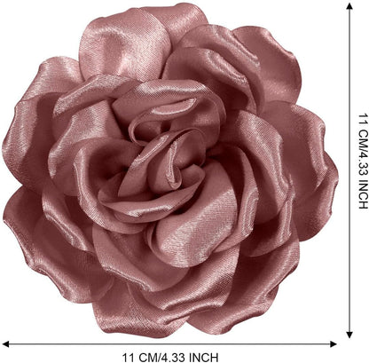 Rose Flower Brooch and Pin | Elegant Hair Clip and Accessory for Women'S Dress